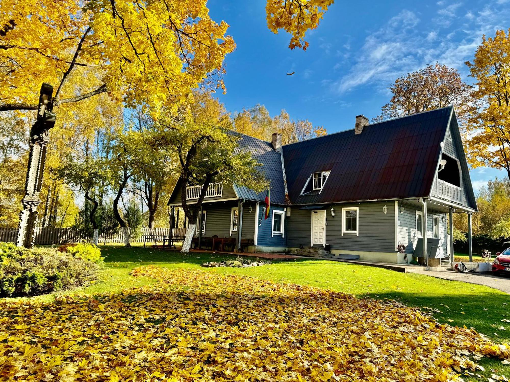 Maple House - Sodyba Tarp Klevu Утена Экстерьер фото